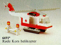 6691-1 Red Cross Helicopter