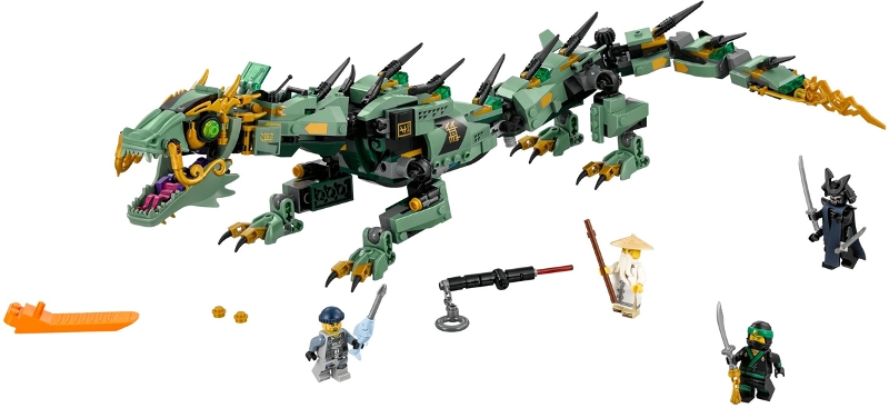 70612-1 Green Ninja Mech Dragon