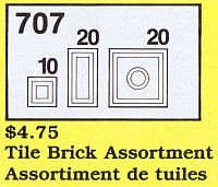 707-1 Tile Brick Assortment