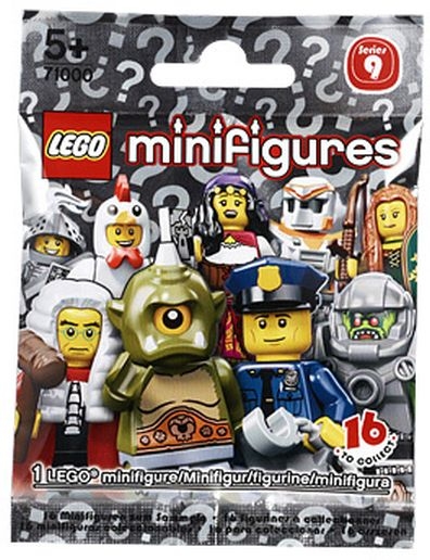 71000-1 Minifigure, Series 9 (Complete Random Set of 1 Minifigure)