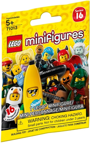 71013-1 Minifigure, Series 16 (Complete Random Set of 1 Minifigure)