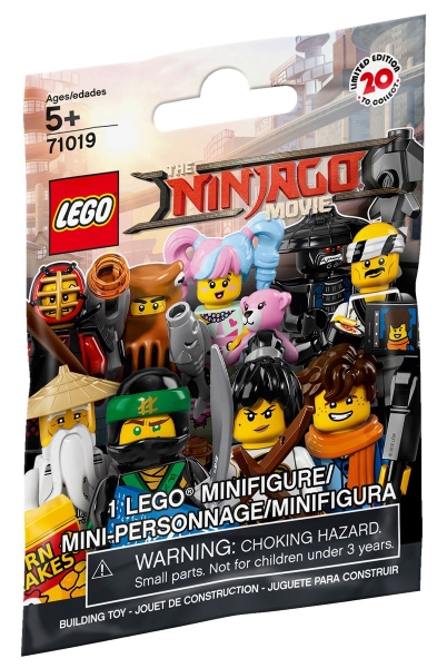 71019-1 Minifigure, The LEGO Ninjago Movie (Complete Random Set of 1 Minifigure)