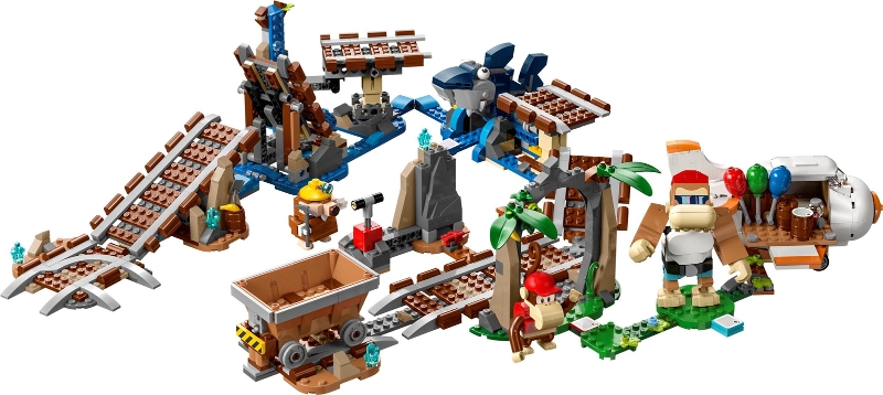 LEGO set: 71425-1, Diddy Kong's Mine Cart Ride - Expansion Set