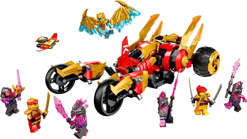 LEGO set: 71773-1, Kai's Golden Dragon Raider