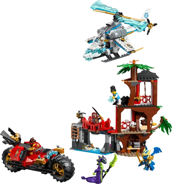 Ninja Vehicle Tree House Battle