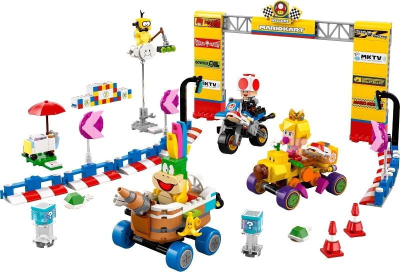 LEGO set: 72036-1, Baby Peach & Grand Prix Set