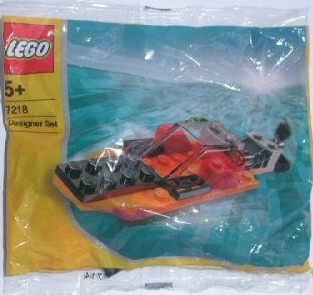 7218-1 Orange Speedboat polybag