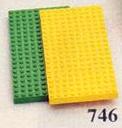 746-1 Baseplates, Green and Yellow