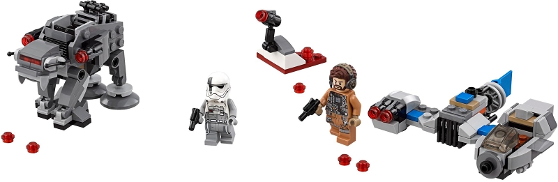 75195-1 Ski Speeder vs. First Order Walker Microfighters