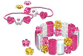 7554-1 Pearly Pink Bracelet & Bands