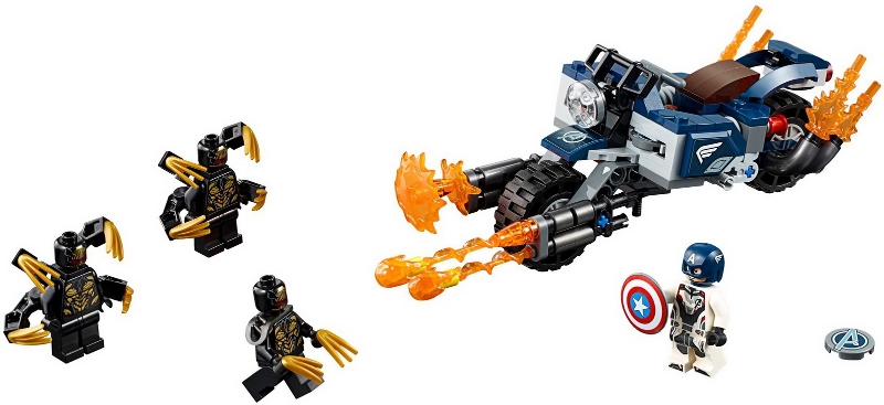 76123-1 Captain America: Outriders Attack