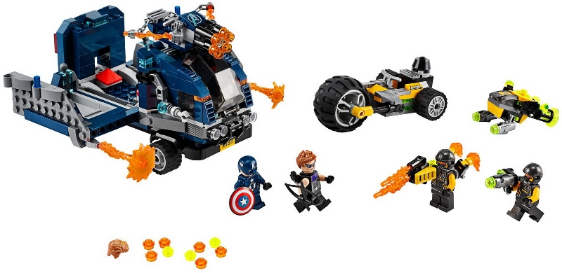 76143-1 Avengers Truck Take-down