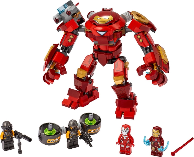 76164-1 Iron Man Hulkbuster versus A.I.M. Agent