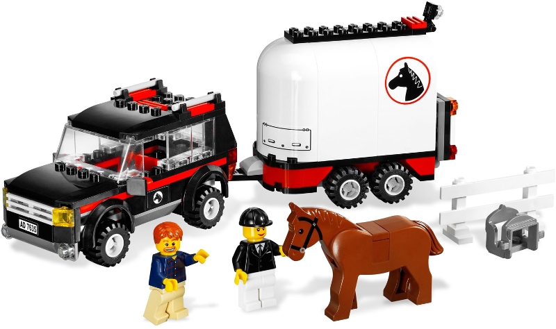 LEGO set: 7635-1, 4WD with Horse Trailer