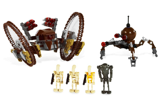 7670-1 Hailfire Droid & Spider Droid