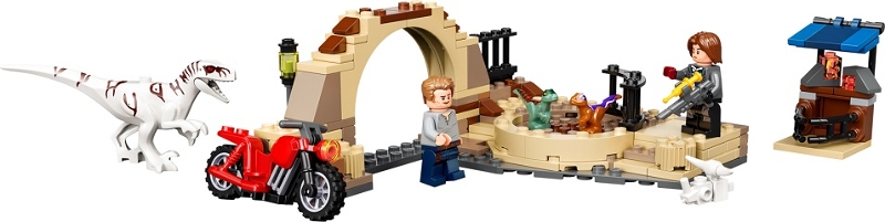 LEGO set: 76945-1, Atrociraptor Dinosaur: Bike Chase