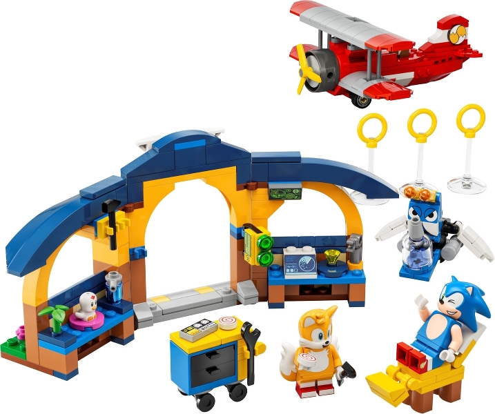 LEGO set: 76991-1, Tails' Workshop and Tornado Plane