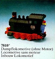 7810-1 Push-Along Steam Engine (Locomotive without motor)