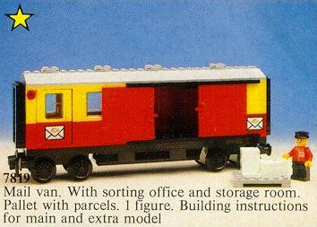 7819-1 Postal Container Wagon Covered