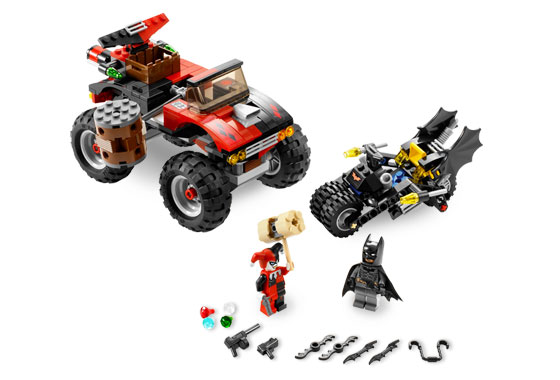 7886-1 The Batcycle: Harley Quinn's Hammer Truck