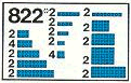 822-1 Blue Plates Parts Pack