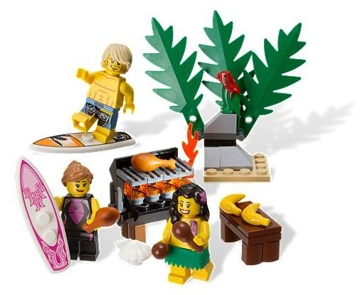 Surfer, Series 2 (Minifigure Only without Stand and Accessories)