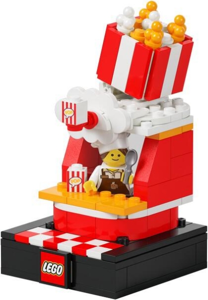 LEGO set: 87327-1, Bricktober Brick Bites Set 2/4 - Popcorn Stall (2024 Toys "R" Us Exclusive)