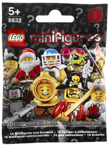 8833-1 Minifigure, Series 8 (Complete Random Set of 1 Minifigure)