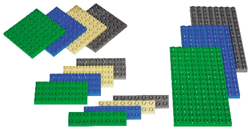 9079-1 Duplo Small Building Plates Set