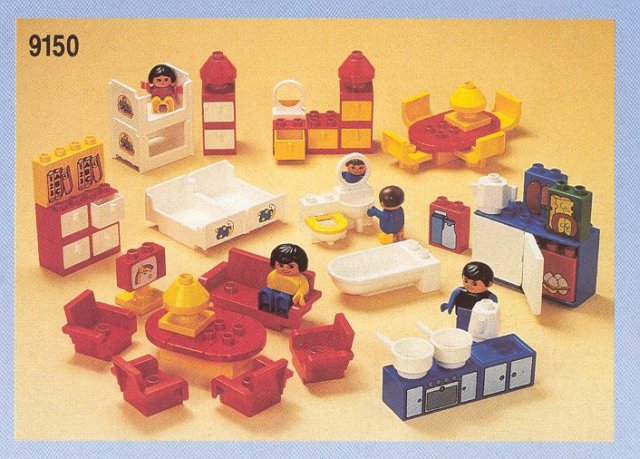 9150-1 Duplo Furniture - 74 el.