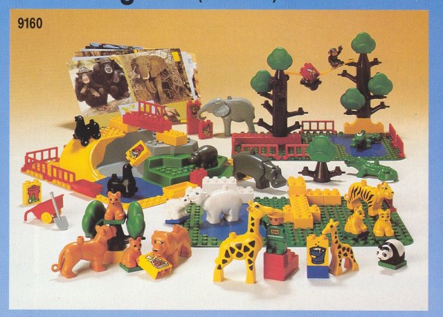 9160-1 Duplo Safari Park - 92 elements, 6 act. cards