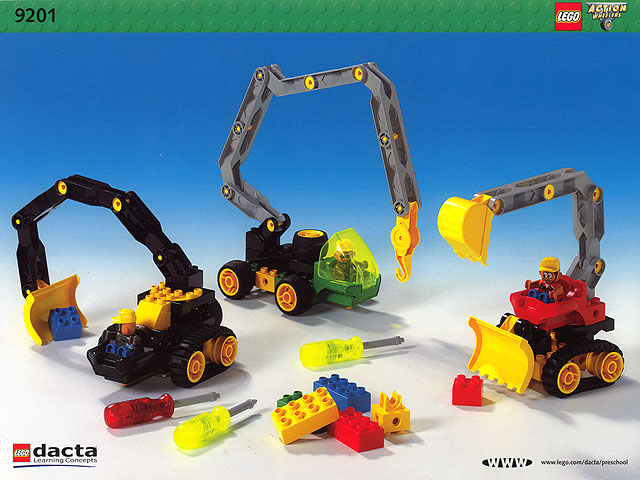 9201-1 Duplo Toolo (Action Wheelers) Medium Set