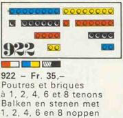 922-1 28 bricks with 1, 2, 4, 6 and 8 studs