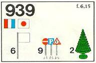 939-1 Flags, Trees and Road Signs