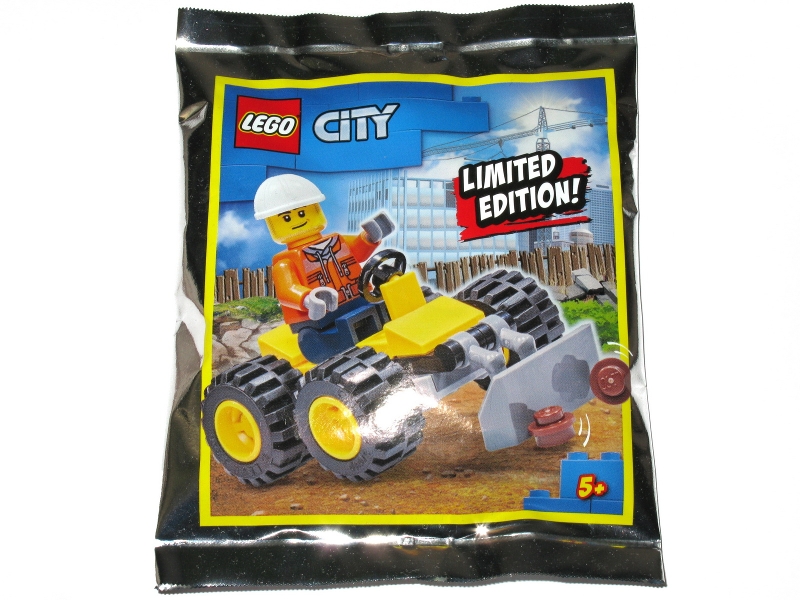 952003-1 Construction Worker with Bulldozer foil pack #1