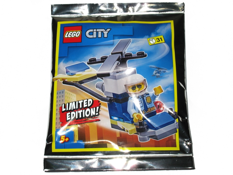 952101-1 Policeman and Helicopter foil pack