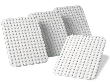 9536-1 White Duplo Baseplates