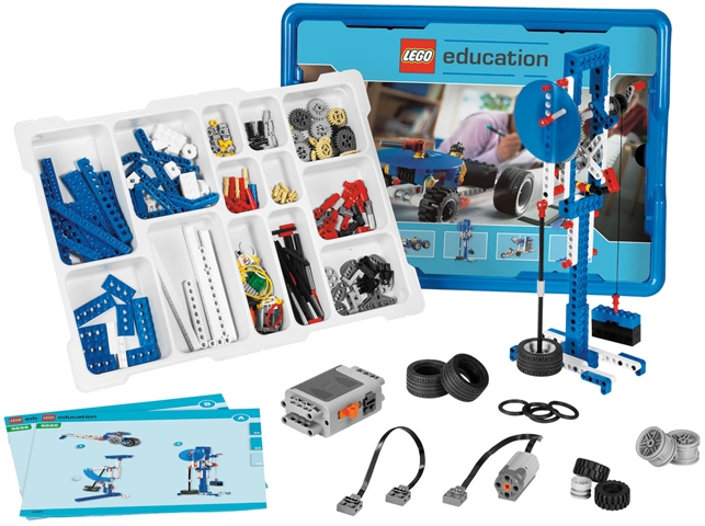 9686-1 Simple and Motorized Mechanisms Base Set (Simple & Powered Machines Set)