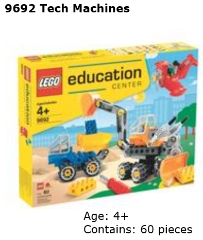 9692-1 LEC Tech Machines Set (LEGO Education Center)