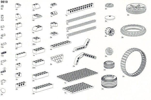 9819-1 Special Elements for Mindstorms for Schools