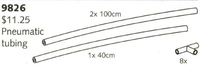 9826-1 Pneumatic Tubes and T-Pieces (Pneumatic tubing)