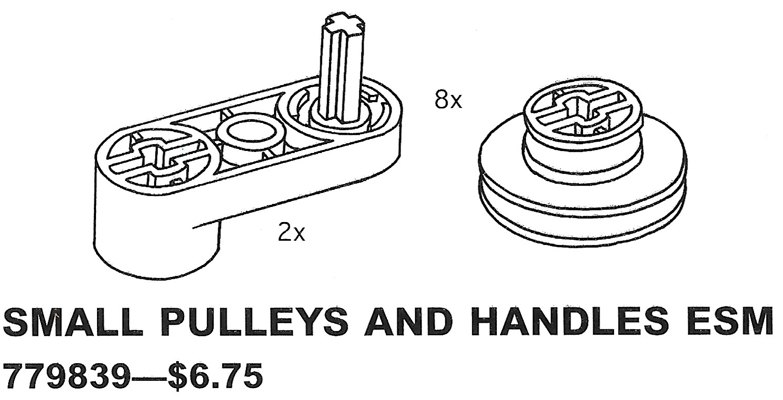 9839-1 Small Pulleys and Handles ESM (Early Simple Machines)