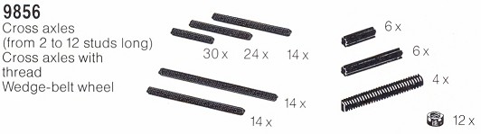 9856-1 Assortment of Cross Axles