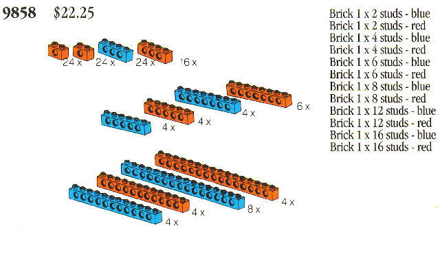 9858-1 Red and Blue Beams