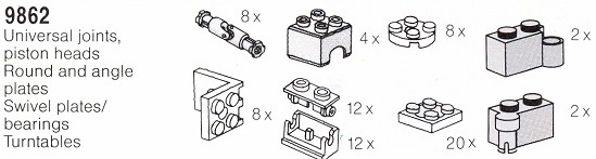 9862-1 Random Special Pieces