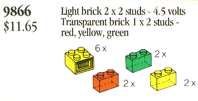 9866-1 Light and Transparent Bricks