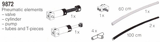 9872-1 Pneumatic Elements and Tubes