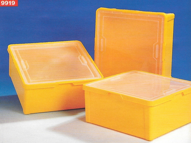 9919-1 X-Large Yellow Storage Bin (Pack of Three)