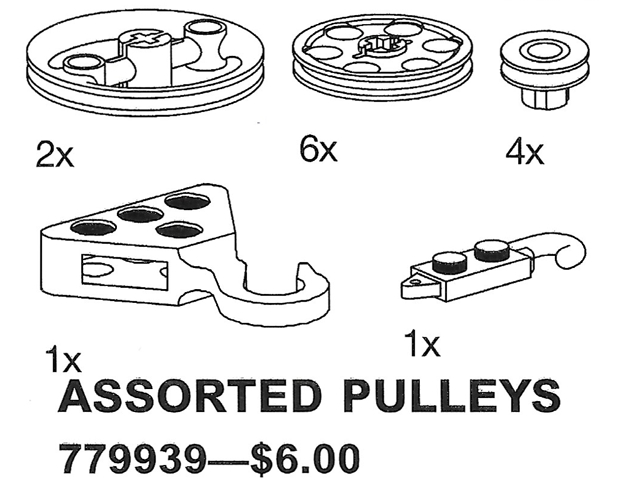 9939-1 Assorted Pulleys