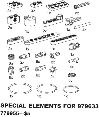 9955-1 Special Elements for Pneumatics II (Special Elements For 979633)